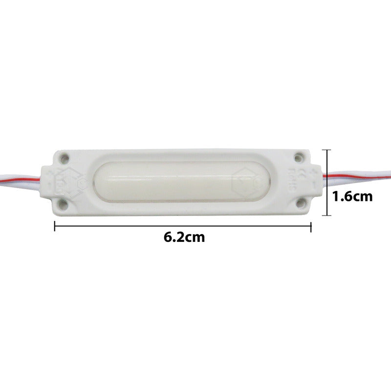Tira 20 Módulos De Led Cob Plasma Encapsulados Reforzados