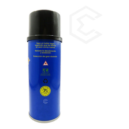 5 Espuma Para Llantas New Shine Renovador De Color Y Brillo Azul Claro