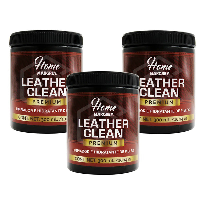3 Limpiador E Hidratante De Piel Leather Clean Premium 300gr