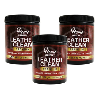 3 Limpiador E Hidratante De Piel Leather Clean Premium 300gr
