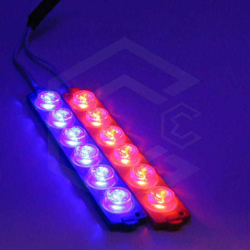 10 Módulos 12 Leds Código 3 Funciones Grúa Torrera 6w T