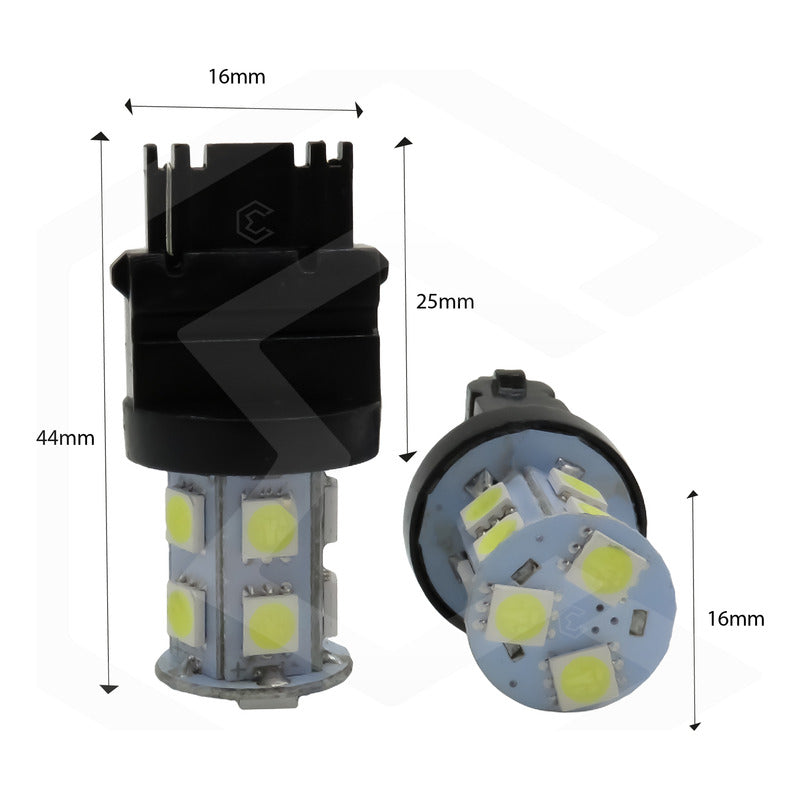 2 Focos 1157 1156 1176 3157 7440 7443 13 Leds Fijo Par Focos