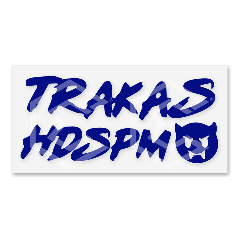 2 Calcomanía Trakas Hdspm Sticker Vinil Auto Moto 20cm X 9cm