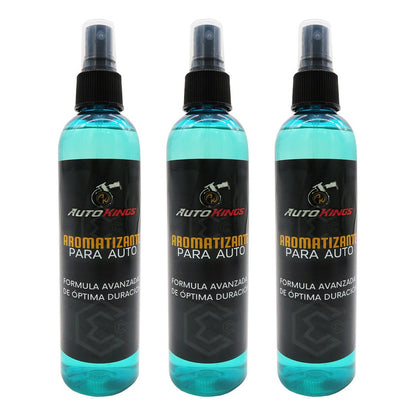 3 Aromatizante P Auto Desodorante Liquido Casa Oficina 270ml