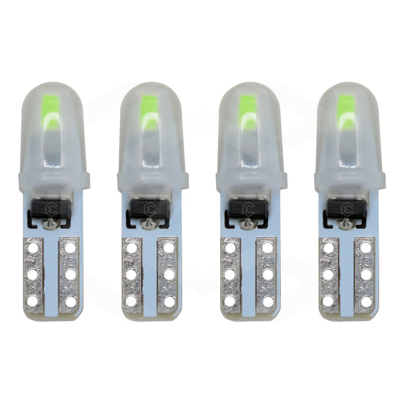 4 Focos Led T5 2721 12v Tablero De Mandos Cluster 5 Colores