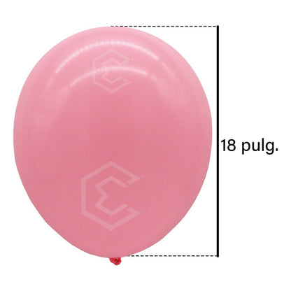 3 Globos Brillosos N°18 De Látex Para Fiestas Bodas Eventos