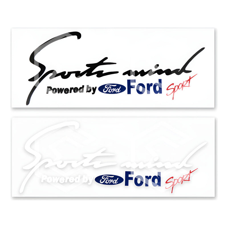 Calcomanía Sport Mind Ford Sticker Vinil Auto Moto 25cmx10cm