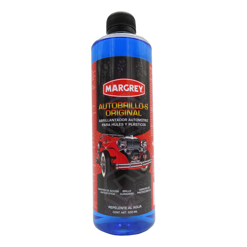 2 Autobrillo S 500ml Restaurador De Plásticos Brillo Margrey Azul