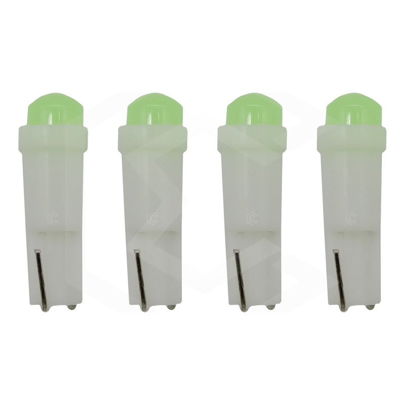 Kit 4 Focos 1 Led Pellizco T5 2721 Tablero Cluster Tipo Vela