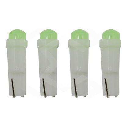 Kit 4 Focos 1 Led Pellizco T5 2721 Tablero Cluster Tipo Vela