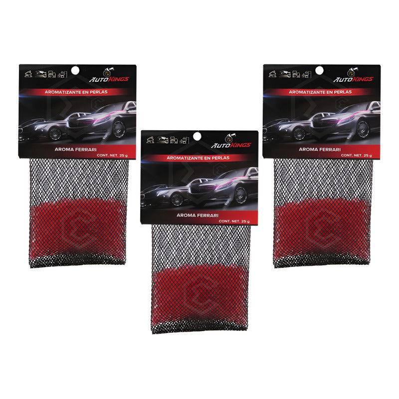 3 Aromatizante Para Auto Desodorante Perla Casa Oficina 25gr