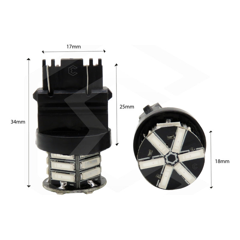 2 Focos 3157 1156 1157 7440 7443 1176 21 Leds Fijo Par Focos