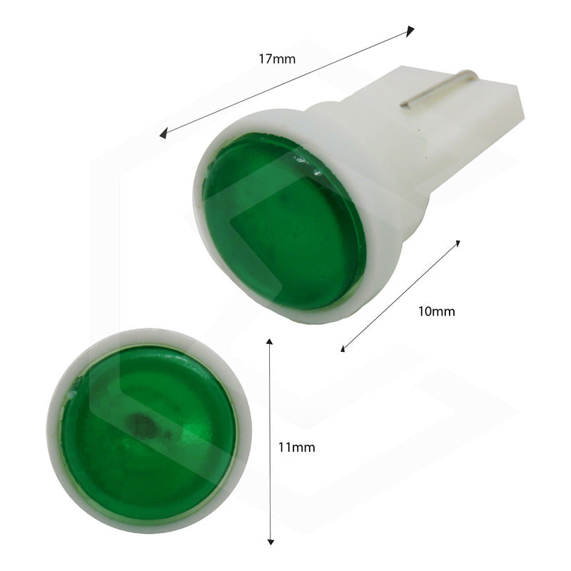 Kit De 10 Focos De Pellizco T10 1  Led Cob Alta Potencia 12v