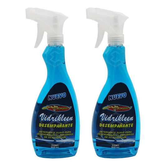 2 Desempañante Limpiador Parabrisas Espejo Vidrio 600ml Real