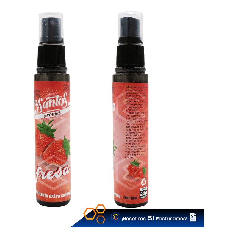 30 Aromatizante Botella Spray Liquido 60ml Auto Casa Ambient