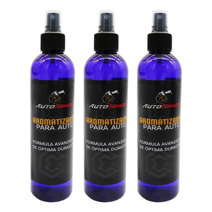 3 Aromatizante P Auto Desodorante Liquido Casa Oficina 270ml