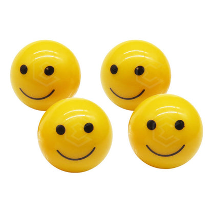 Kit 4 Tapones Cubre Pivote Válvula Emoji Caritas Auto Moto