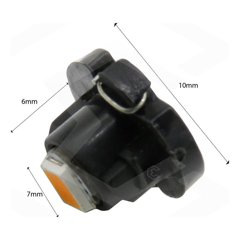Kit 4 Focos Led T4.2 10 Mm Clúster Para Tablero Fija 12v