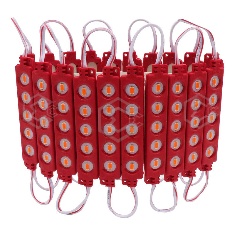 20 Modulos De 5 Leds 5630 Hiper Led Ip65 Contra Agua Color