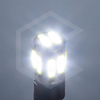 Par Focos De Pellizco 10 Leds Canbus Fijo + Estrobo T10 12v