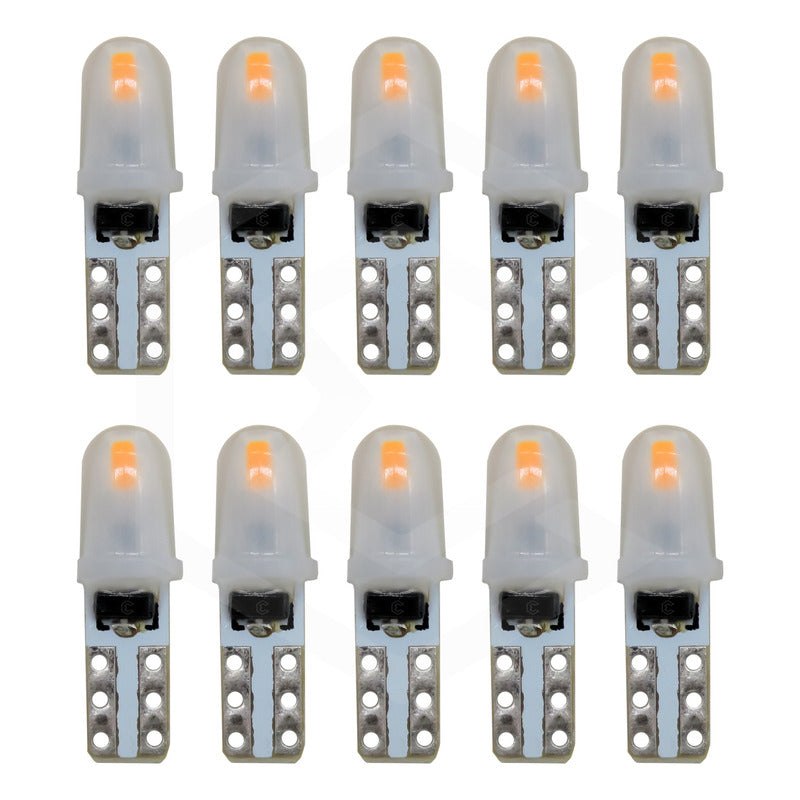 Kit 10 Focos Led Tablero Cluster T5 2721 12v 7 Colores