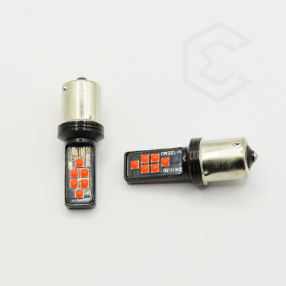 2 Focos 12 Led Canbus Cuarto Stop 12-24v 1156 57 3157  7507