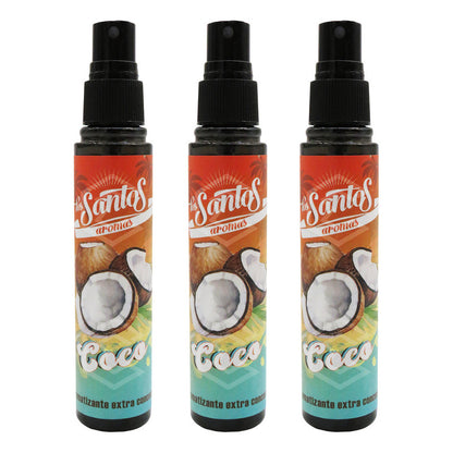 3 Aromatizante Botella Spray Liquido 60ml Auto Casa Ambiente