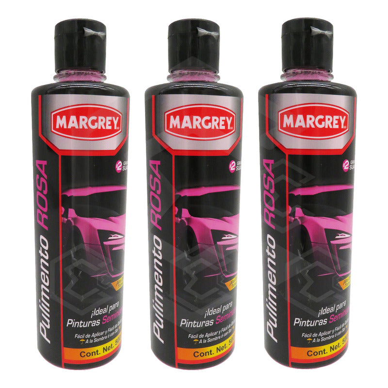 3pulimento 500ml Blanco,azul,rosa Alto Brillo Grano A Elegir
