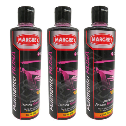 3pulimento 500ml Blanco,azul,rosa Alto Brillo Grano A Elegir