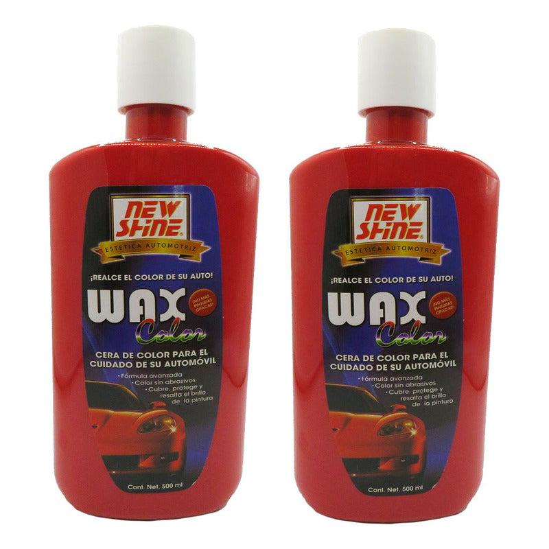 2 Cera Wax De Color Proteje Y Resalta El Brillo En Pintura