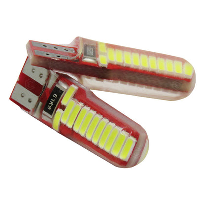 Kit 10 Focos De Pellizco T10 W5w 24 Leds Canbus 12v Fijo