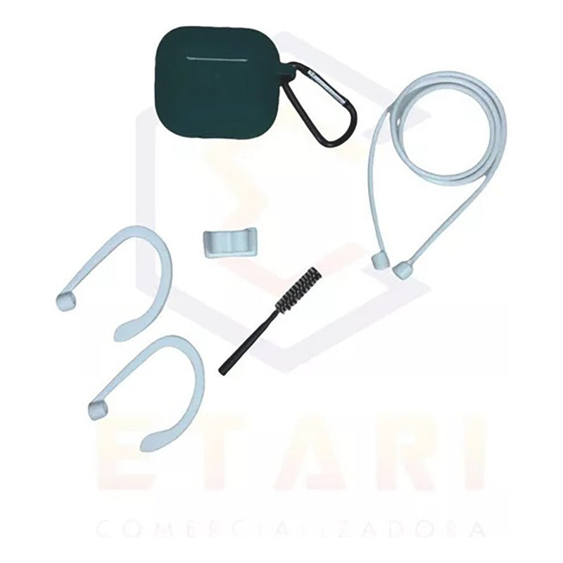 Estuche Protector 7en1 Y Kit De Accesorios Para AirPods Pro3
