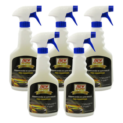 5 Brillo En Atomizador Para Carrocerias Proteccion Pintura Transparente