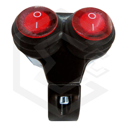 Switch Para Moto Doble Interruptor Para Luces Con Luz 1 Paso
