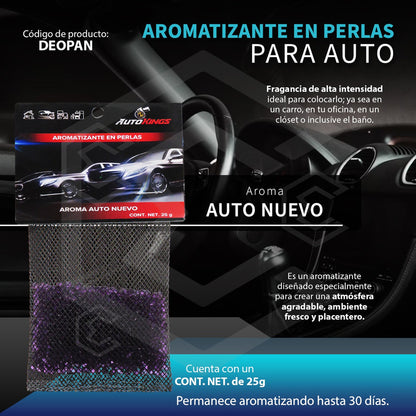 2 Aromatizante Para Auto Desodorante Perla Casa Oficina 25gr