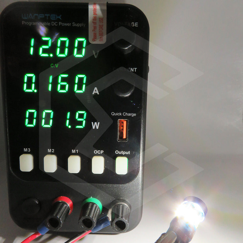 Par De Focos De Pellizco T10 15 Led Canbus Con Lupa 4010 12v