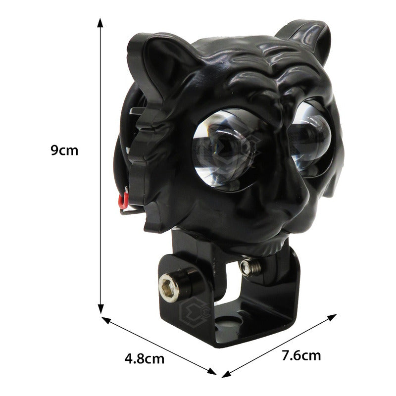 Faros Universal Tigre 12 Hiperled 4 Funciones 12-24v Bicolor