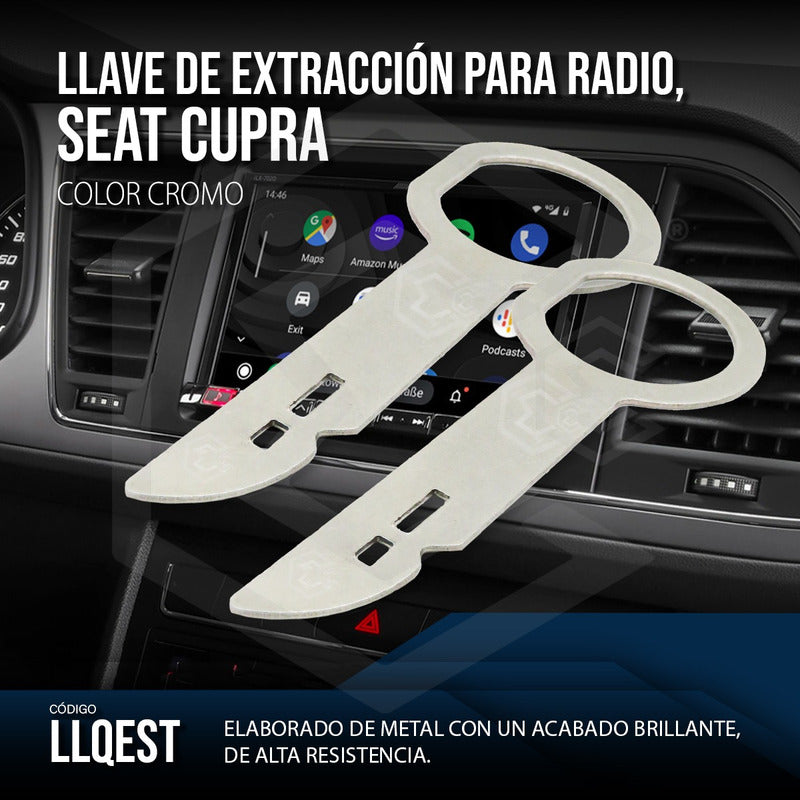 Llaves Para Quitar Desmontar Estereo De Agencia Kit 4 Piezas