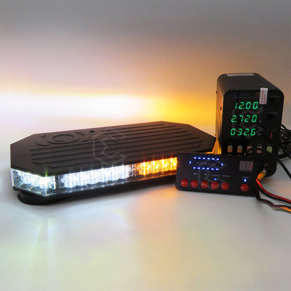 Torreta 42 Leds Bicolor Con Control 38 Funciones Imán 12-24v