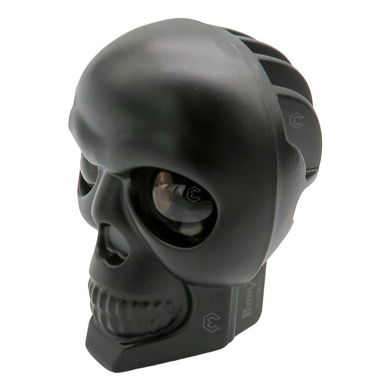 2 Faros Universal Calavera 12 Leds 3 Funciones Fijo 12-24v