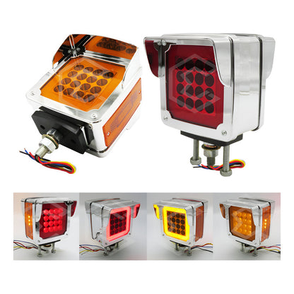 Plafon Direccional Cuadrada Gel 38 Leds Kenworth Dina 12-24v