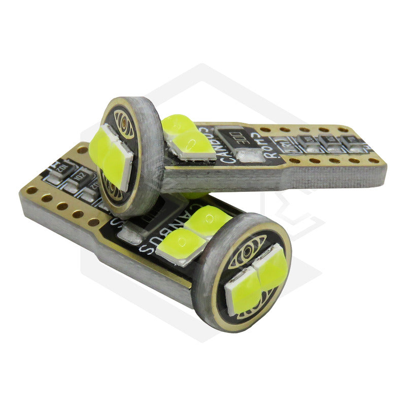 Par De Focos Pellizco 6 Led Burbuja Canbus Super Potente 12v