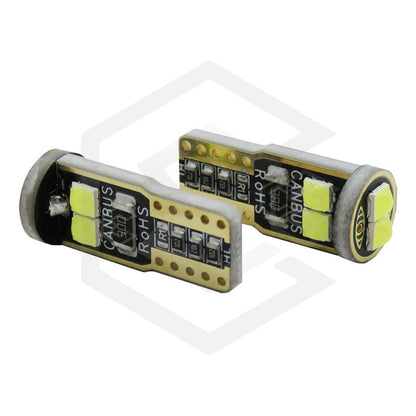 Par De Focos Pellizco 6 Led Burbuja Canbus Super Potente 12v