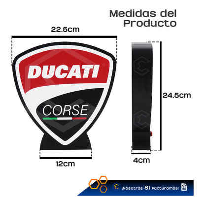 Lampara Led Bmw Escritorio Decoración Impresión 21cm 3d Petg Ducati