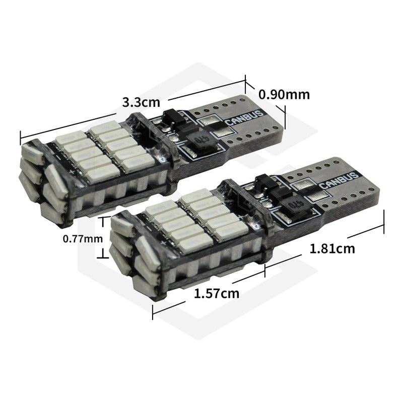 Kit 10 Focos De Pellizco 26 Led Canbus Smd Super Potente 12v