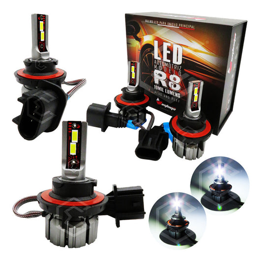 Kit Focos 24led H13 Alta Y Baja Plug And Play 10000lm 12-24v H13