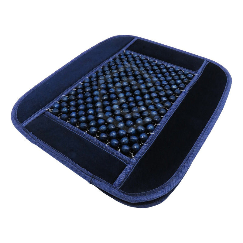Respaldo Universal Asiento Bolitas De Madera Color A Elegir