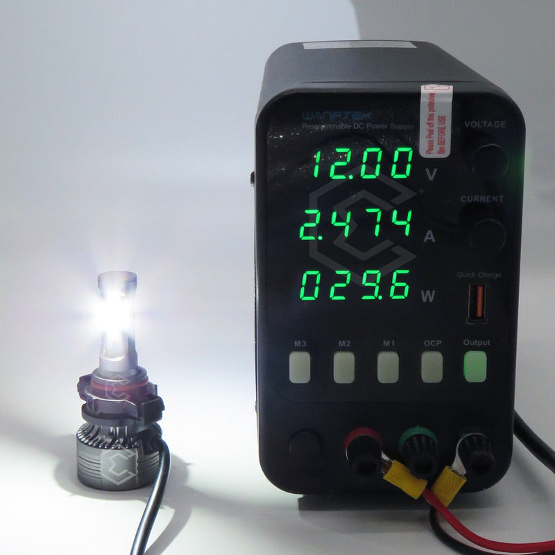 Kit Focos H16 12 Led Csp 9-30v 29.6w Real Alta Baja 8000lm H16
