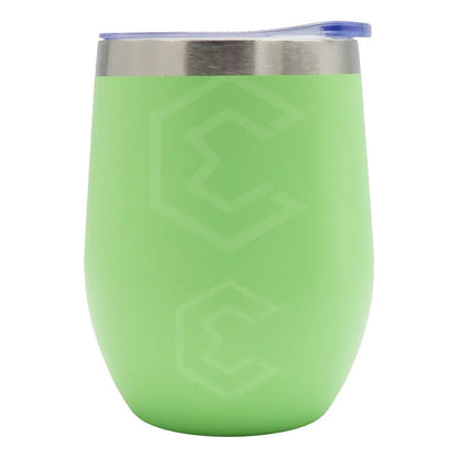Termo Vaso Whiskero Personalizado Nombre O Logo Láser 12oz Verde