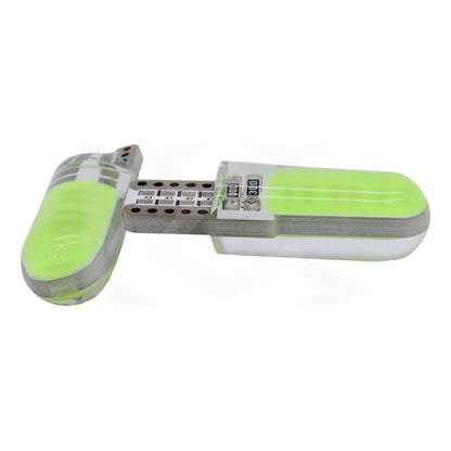 Kit De 10 Focos De Pellizco T10 12 Leds Cob Chip 80 Ma 12v